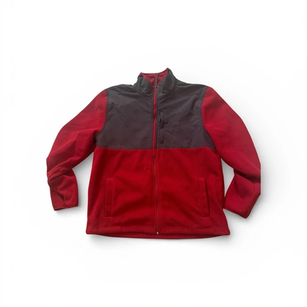 St. John's Bay Red and Black Jacket